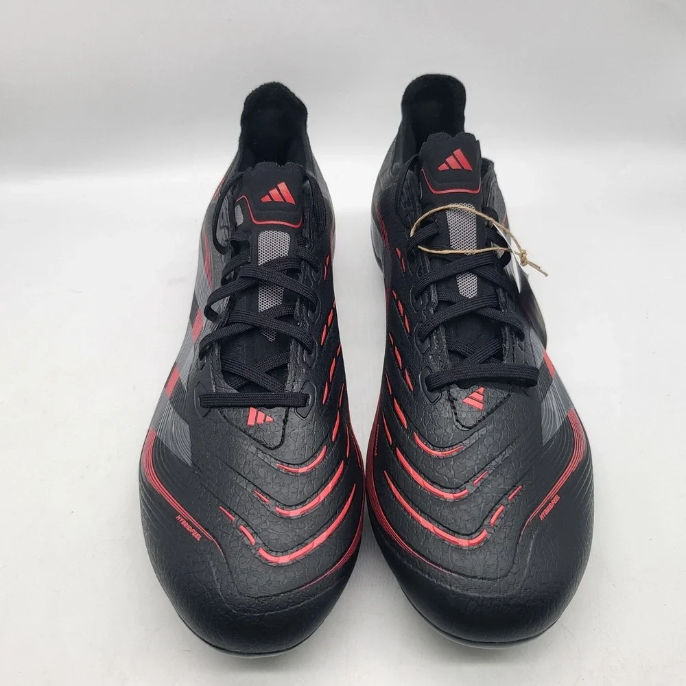 Adidas Predator‎ League FG MG Mens 12 Black Red Soccer Cleats ID1328 NWOB